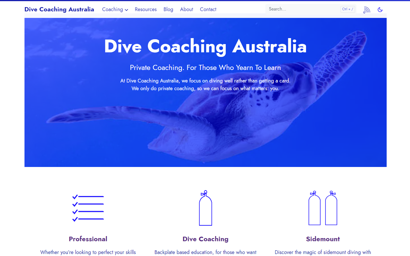 Dive Coaching Australia